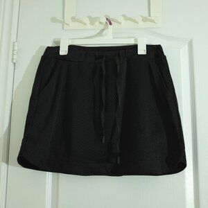 MTA sport black mesh drawstring skorts Size L